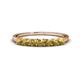 1 - Vivian 3.00 mm Citrine 7 Stone Wedding Band 