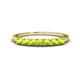 1 - Vivian 3.00 mm Peridot Wedding Band 