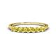 1 - Vivian 3.00 mm Yellow Sapphire Wedding Band 