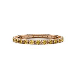 Gracie Citrine Eternity Band Citrine French Set Eternity Band cttw cttw in K Rose Gold