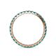 5 - Audrey 2.00 mm London Blue Topaz U Prong Eternity Band 
