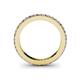 4 - Caitlin 1.60 mm Iolite and Diamond Eternity Band 