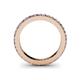 4 - Caitlin 1.60 mm Iolite and Diamond Eternity Band 