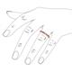 5 - Caitlin 1.60 mm Ruby and Diamond Eternity Band 