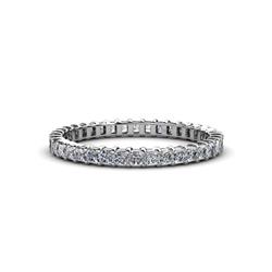 Allie Princess Cut Diamond Eternity Band Princess Cut Diamond Womens Eternity Ring Stackable ctw K White Gold