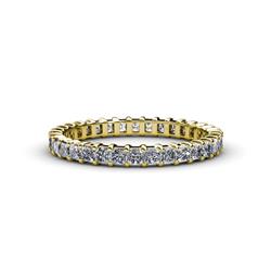Allie Princess Cut Diamond Eternity Band Princess Cut Diamond Womens Eternity Ring Stackable ctw K Yellow Gold