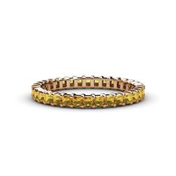 Allie Princess Cut Citrine Eternity Band Princess Cut Citrine Womens Eternity Ring Stackable ctw K Rose Gold