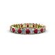 1 - Allie Ruby and Diamond Eternity Band 