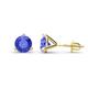 1 - Pema 6.5mm (1.84 ctw) Tanzanite Martini Solitaire Stud Earrings 