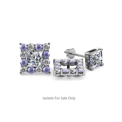 Serena Tanzanite and Diamond Jacket Earrings