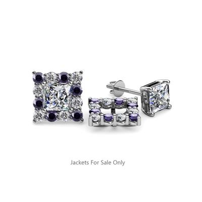 Serena Iolite and Diamond Jacket Earrings