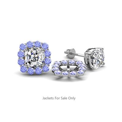 Ambre Tanzanite Jacket Earrings