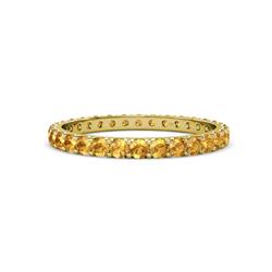 Audrey Citrine U Prong Eternity Band Citrine ctw U Prong Womens Eternity Ring Stackable K Yellow Gold