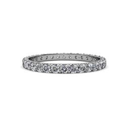Audrey Diamond U Prong Eternity Band Diamond ctw U Prong Womens Eternity Ring Stackable K White Gold