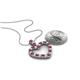 4 - Zylah Red Garnet and Diamond Heart Pendant 