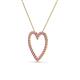 3 - Elaina Rhodolite Garnet Heart Pendant 