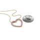 4 - Elaina Pink Sapphire Heart Pendant 