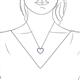 6 - Elaina Amethyst Heart Pendant 