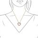 6 - Elaina Red Garnet Heart Pendant 