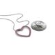 4 - Elaina Rhodolite Garnet Heart Pendant 