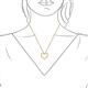 6 - Elaina Yellow Sapphire Heart Pendant 