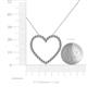 5 - Elaina Diamond Heart Pendant 