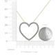 5 - Elaina Aquamarine and Diamond Heart Pendant 