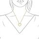 6 - Elaina Yellow Sapphire and Diamond Heart Pendant 