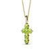 2 - Isabella Peridot Cross Pendant 