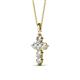 2 - Isabella Diamond Cross Pendant 