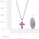 4 - Isabella Amethyst Cross Pendant 