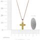 4 - Isabella Citrine Cross Pendant 