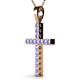 2 - Aja Tanzanite Cross Pendant 