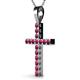 2 - Aja Ruby Cross Pendant 