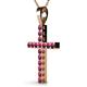 2 - Aja Ruby Cross Pendant 