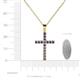 4 - Aja Iolite Cross Pendant 