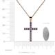 4 - Aja Iolite Cross Pendant 