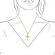 3 - Aja Yellow Sapphire Cross Pendant 