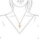 3 - Aja Yellow Sapphire Cross Pendant 