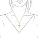 3 - Aja Diamond Cross Pendant 