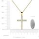4 - Aja Diamond Cross Pendant 