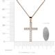 4 - Aja Diamond Cross Pendant 