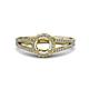2 - Aylin Semi Mount Halo Engagement Ring 