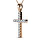 2 - Aja Aquamarine Cross Pendant 
