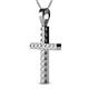2 - Aja Diamond Cross Pendant 
