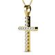 2 - Aja Diamond Cross Pendant 