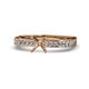 1 - Gwen Semi Mount Euro Shank Engagement Ring 