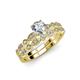 3 - Siena Diamond Marquise and Dot Bridal Set Ring 