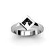 2 - Emilia Semi Mount East West Engagement Ring 