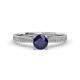 2 - Sian Blue Sapphire and Diamond Bridal Set Ring 